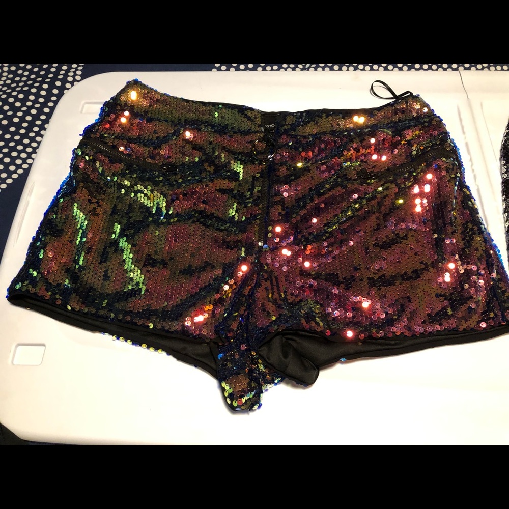 Sequin shorts